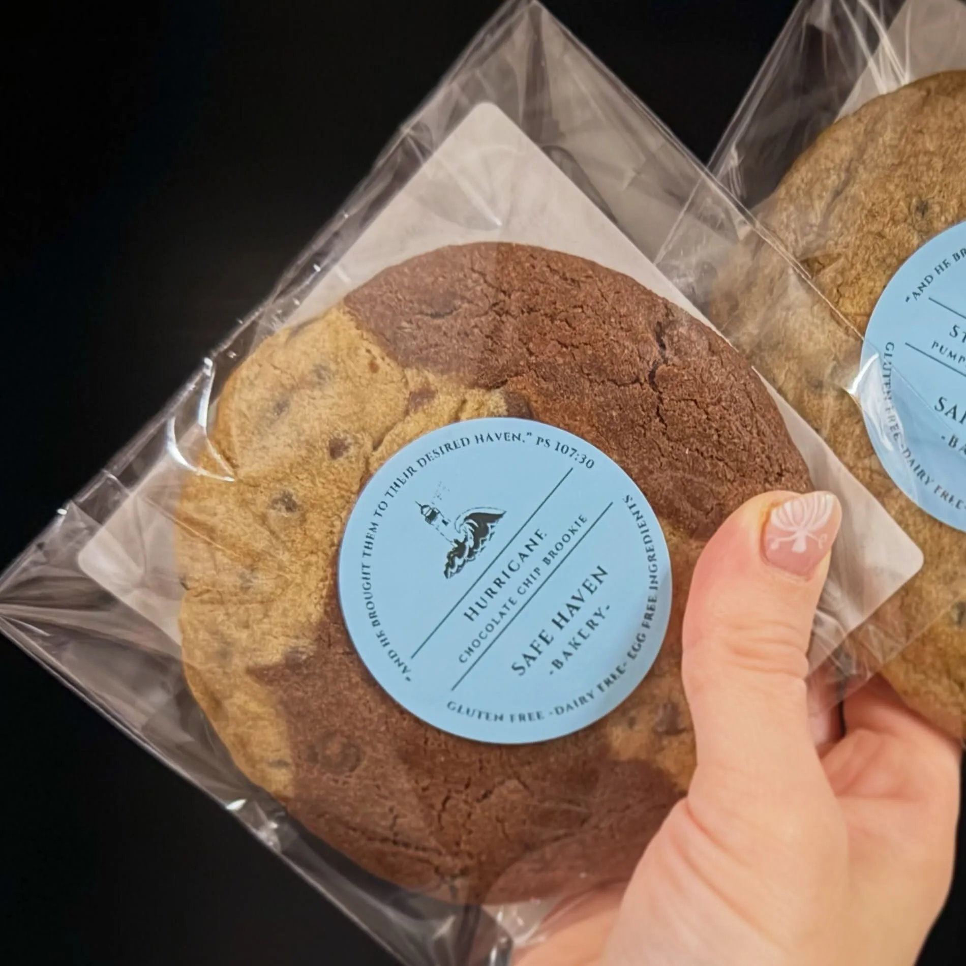 Hurricane: chocolate chip brookie