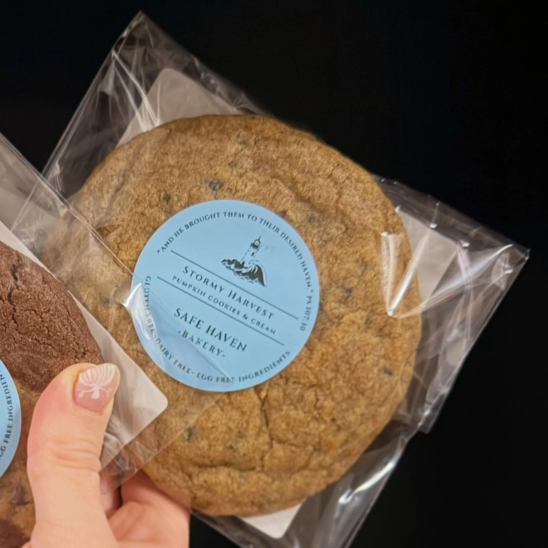 Stormy Harvest: pumpkin cookies & cream